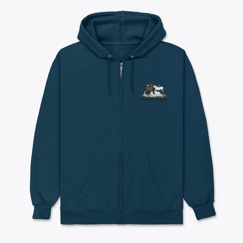 Zip Hoodie Color Logo